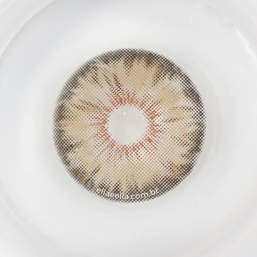 Lente De Contato Anual - Siri Brown (Pupila Reduzida)