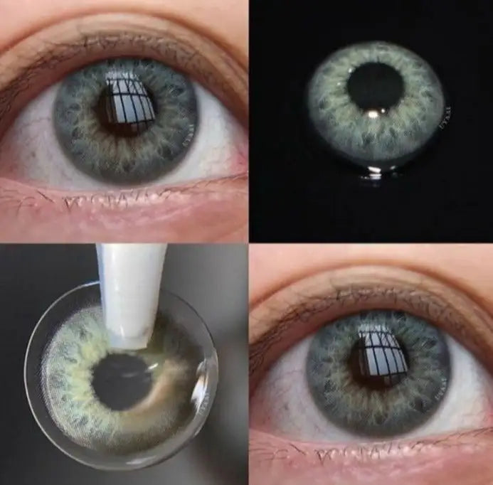 Lente de Contato Colorida - DNA Taylor Green Gray