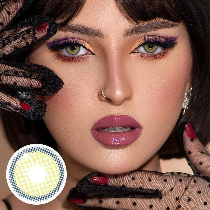 Lente de Contato Anual - Sienna Green