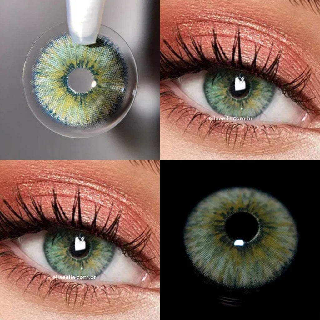 Lente de Contato Anual - Íris Green (Pupila Reduzida)